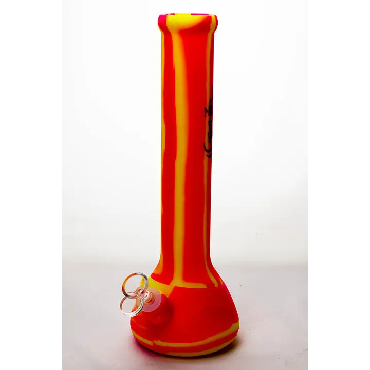 13" Genie mixed color Silicone detachable beaker water bong_5