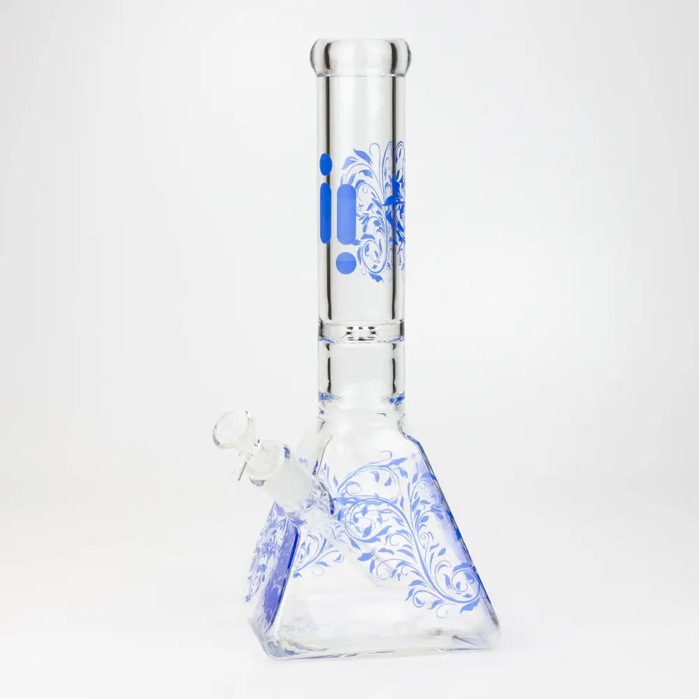 13" Infyniti 7 mm pyramid beaker bong_1