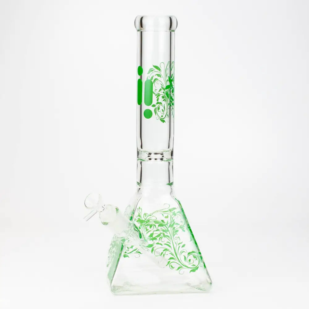 13" Infyniti 7 mm pyramid beaker bong_2