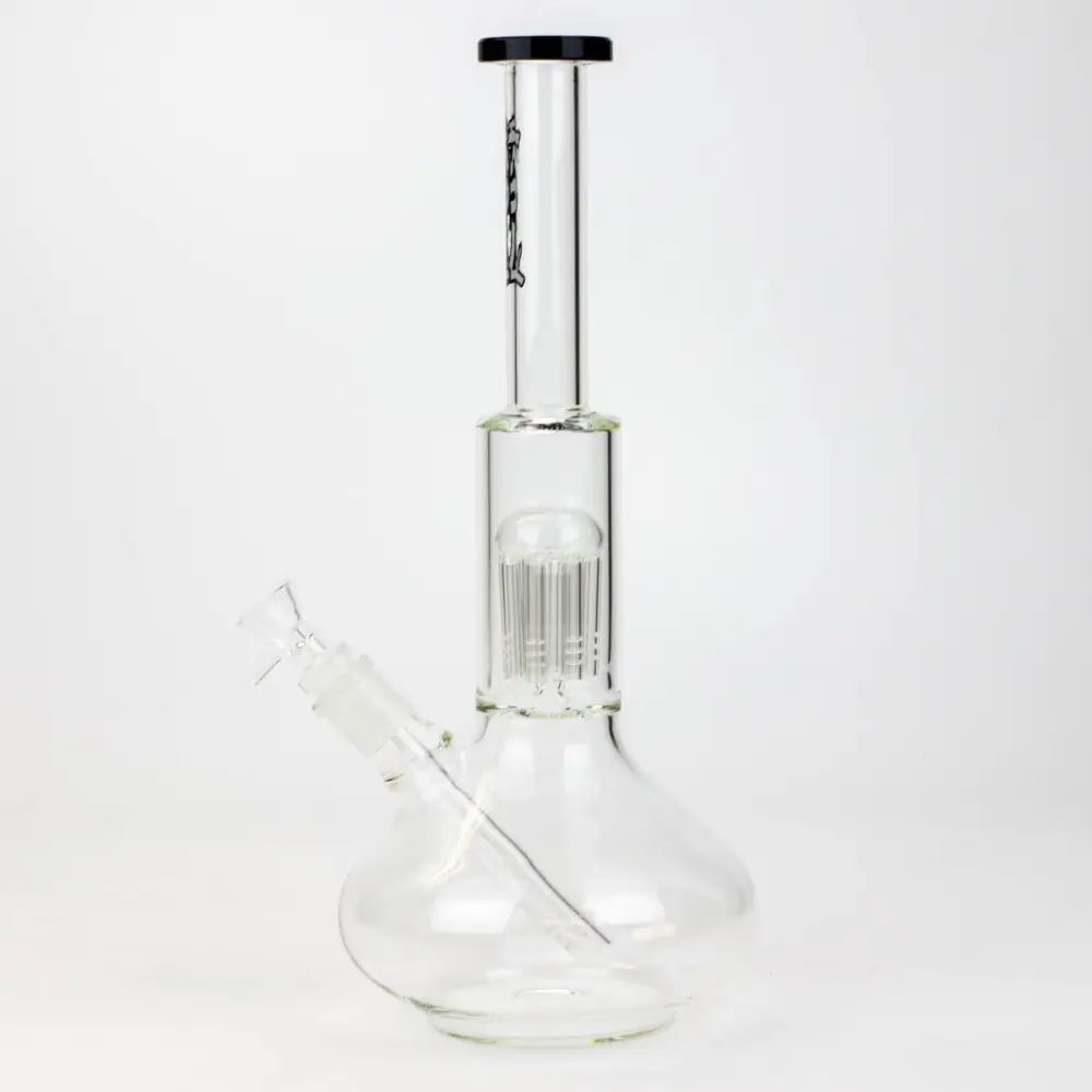 13" KUSH 8 tree-arm round base glass bong [H2]_8