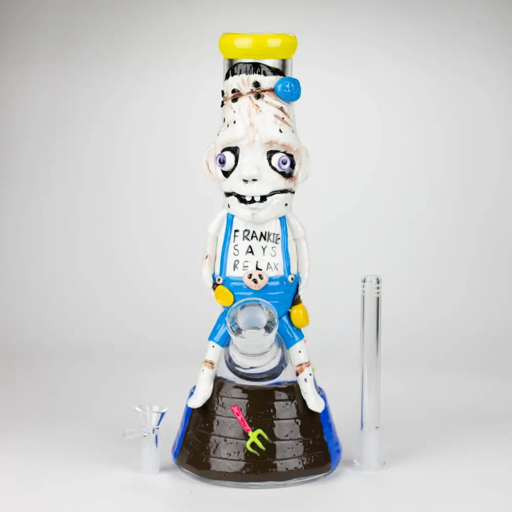 13" Resin 3D Monster Hare 7mm glass beaker  [DY512]_7