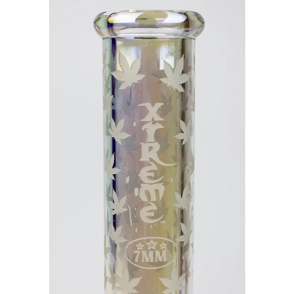 13" XTREME Glass / 7 mm / Electroplated Glass beaker Bong_10