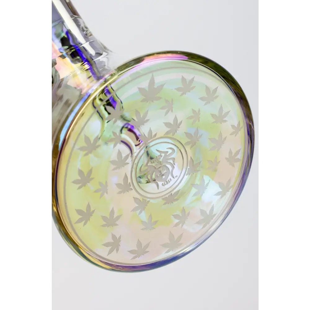 13" XTREME Glass / 7 mm / Electroplated Glass beaker Bong_3