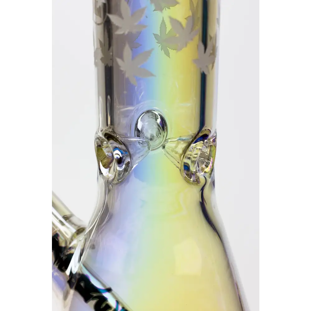 13" XTREME Glass / 7 mm / Electroplated Glass beaker Bong_11