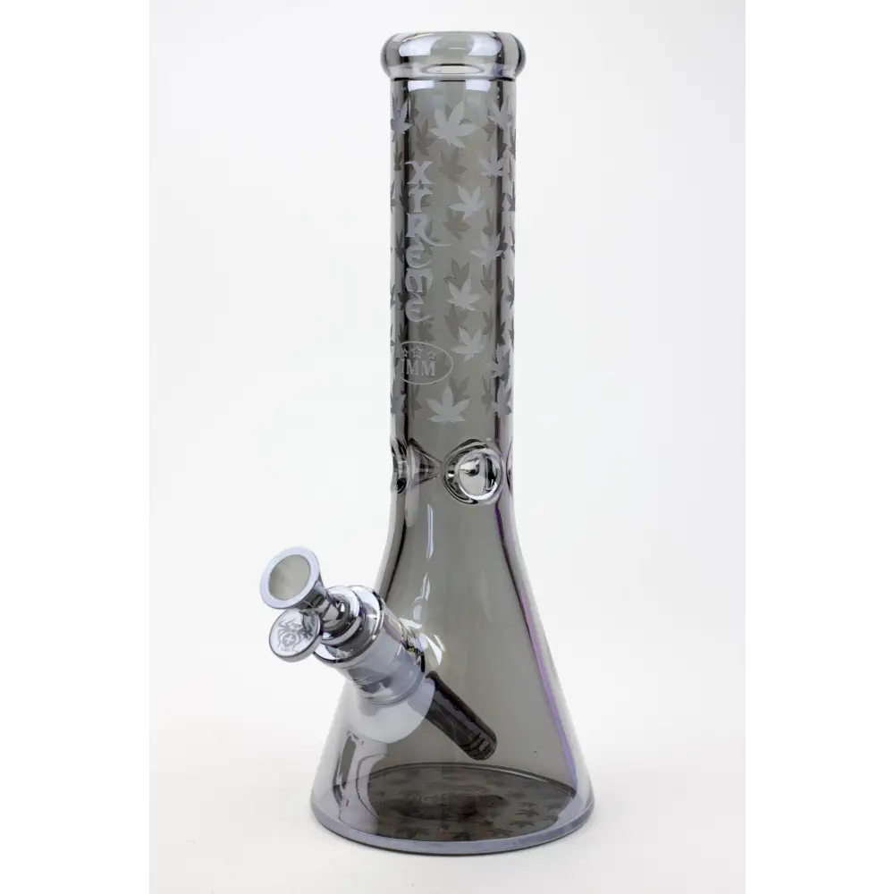 13" XTREME Glass / 7 mm / Electroplated Glass beaker Bong_6