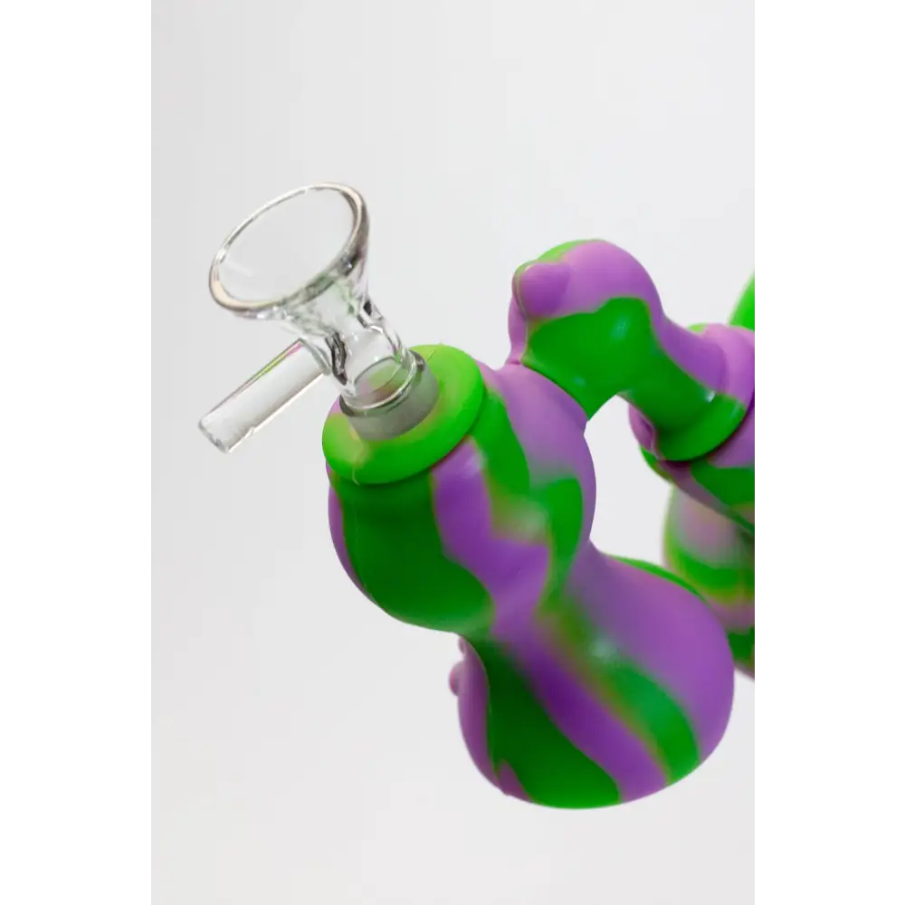 14.5" Genie detachable silicone water bong and bubbler_3