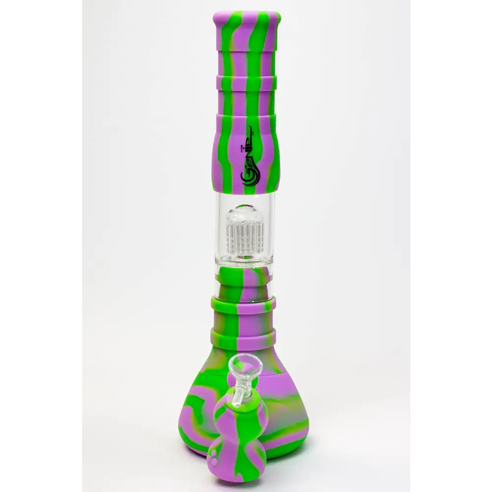 14.5" Genie detachable silicone water bong and bubbler_15