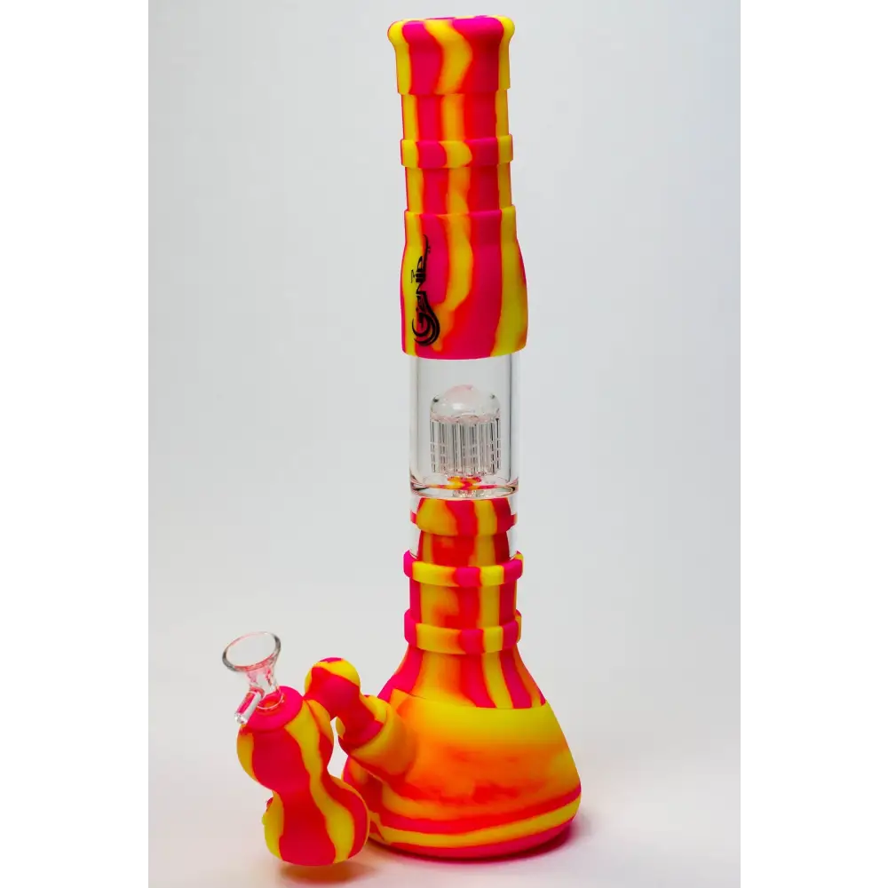 14.5" Genie detachable silicone water bong and bubbler_14