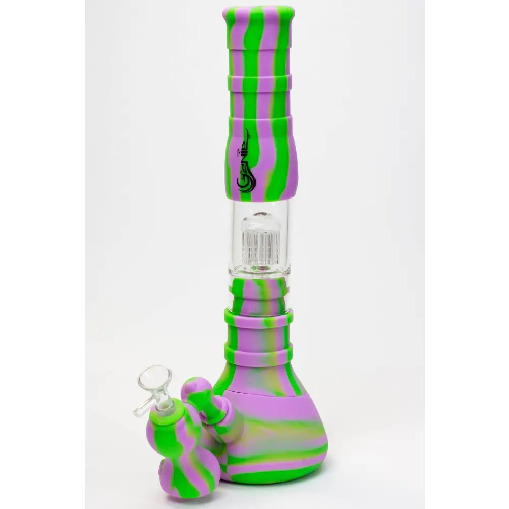 14.5" Genie detachable silicone water bong and bubbler_10