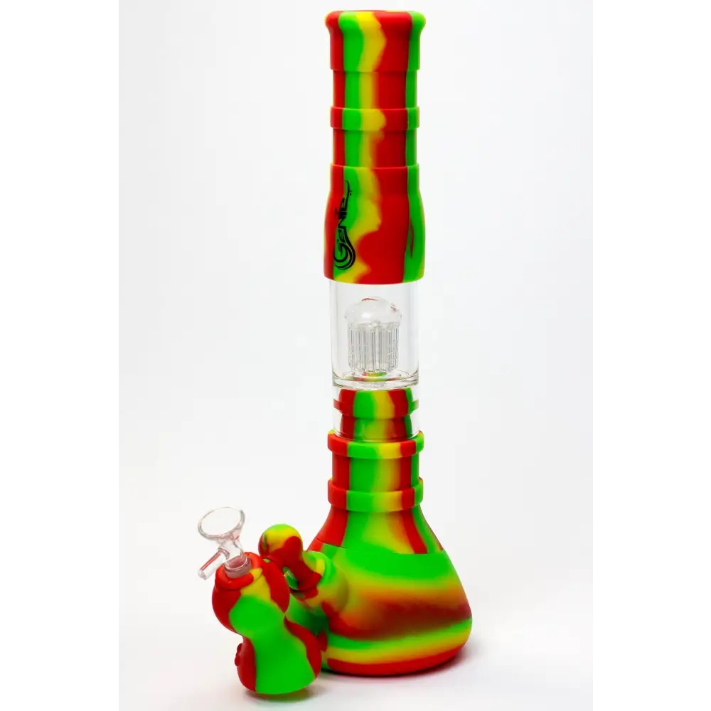 14.5" Genie detachable silicone water bong and bubbler_12