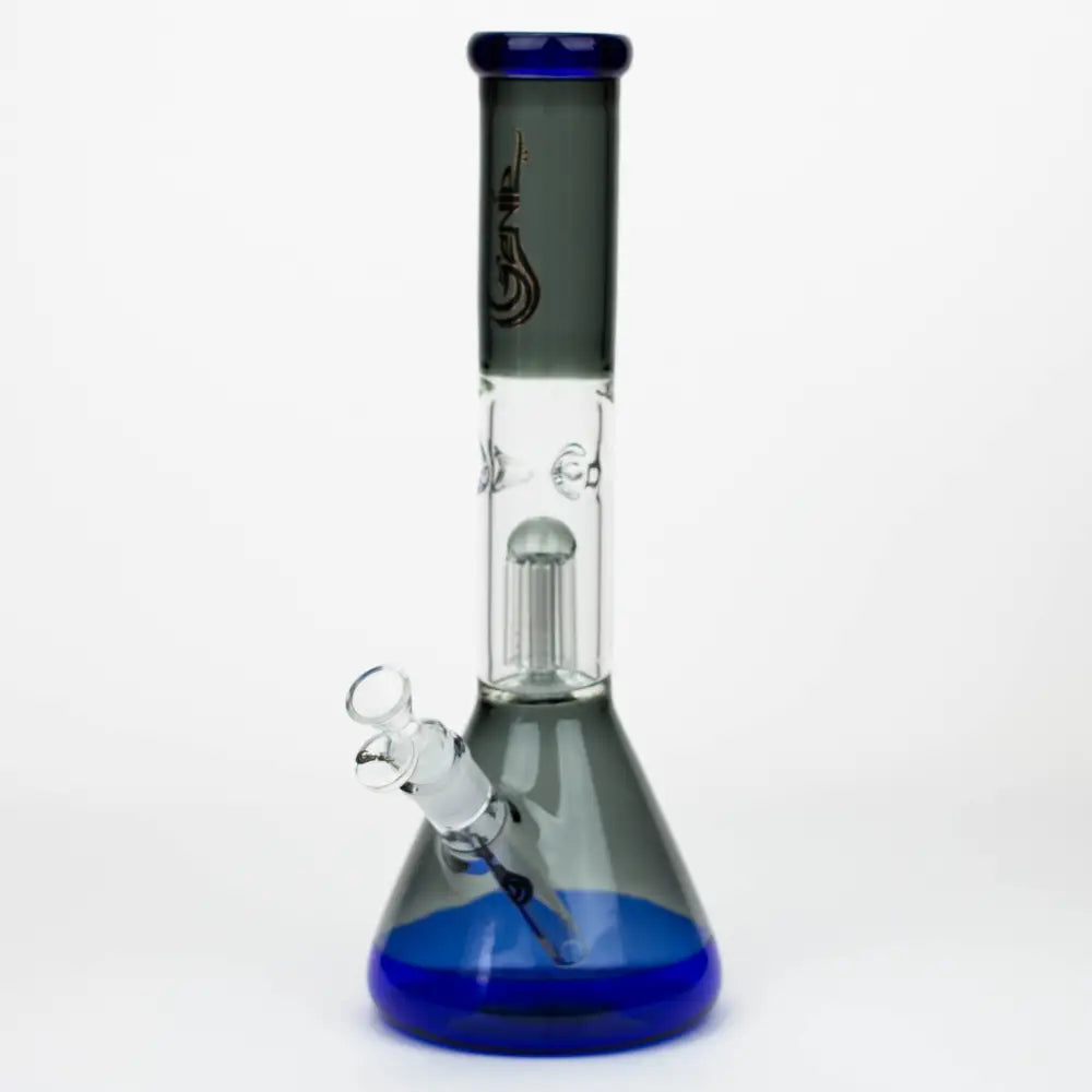 14.5" Genie-Tree arms two tone glass water bong_7