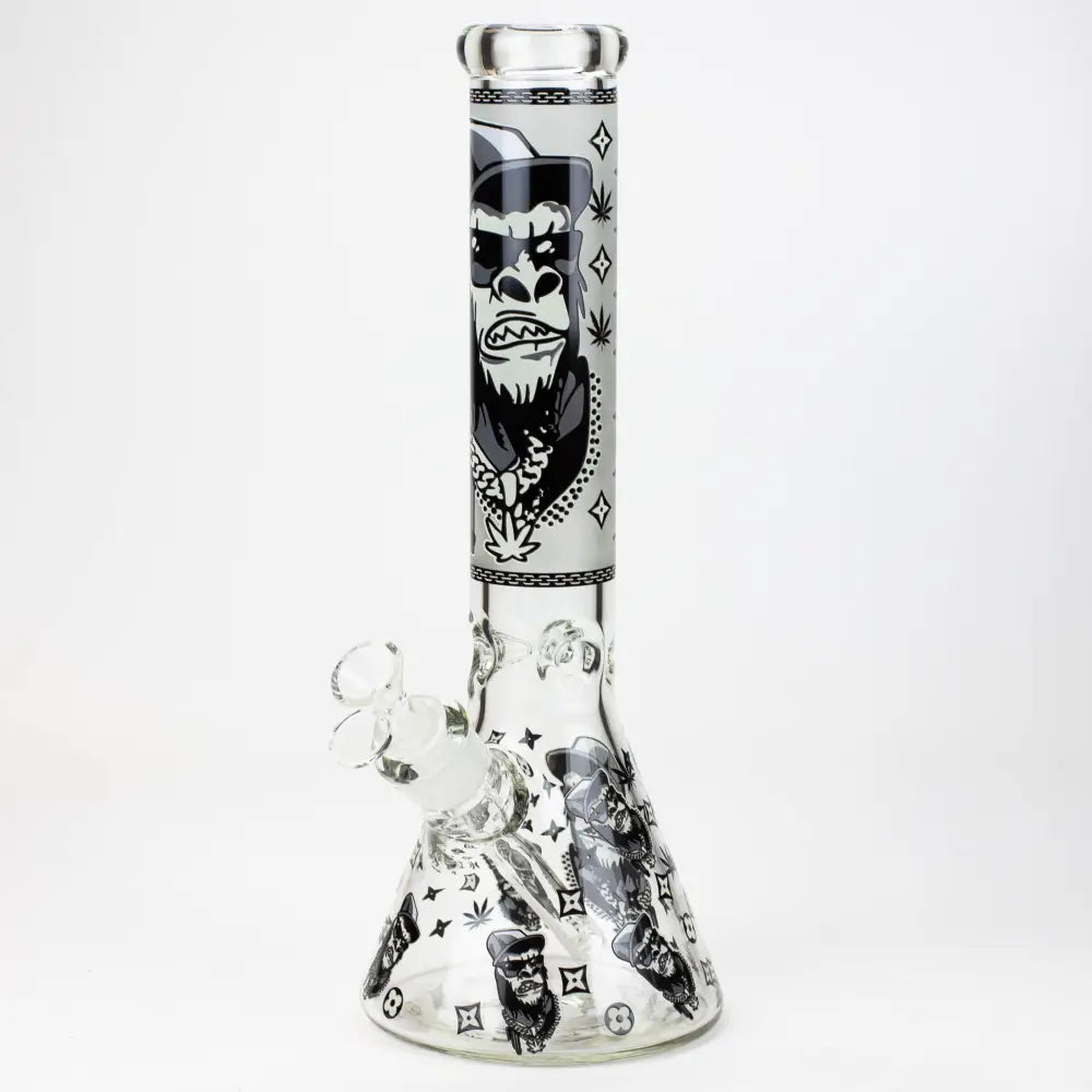 14" Gorilla Glow in the Dark Beaker 7mm_3