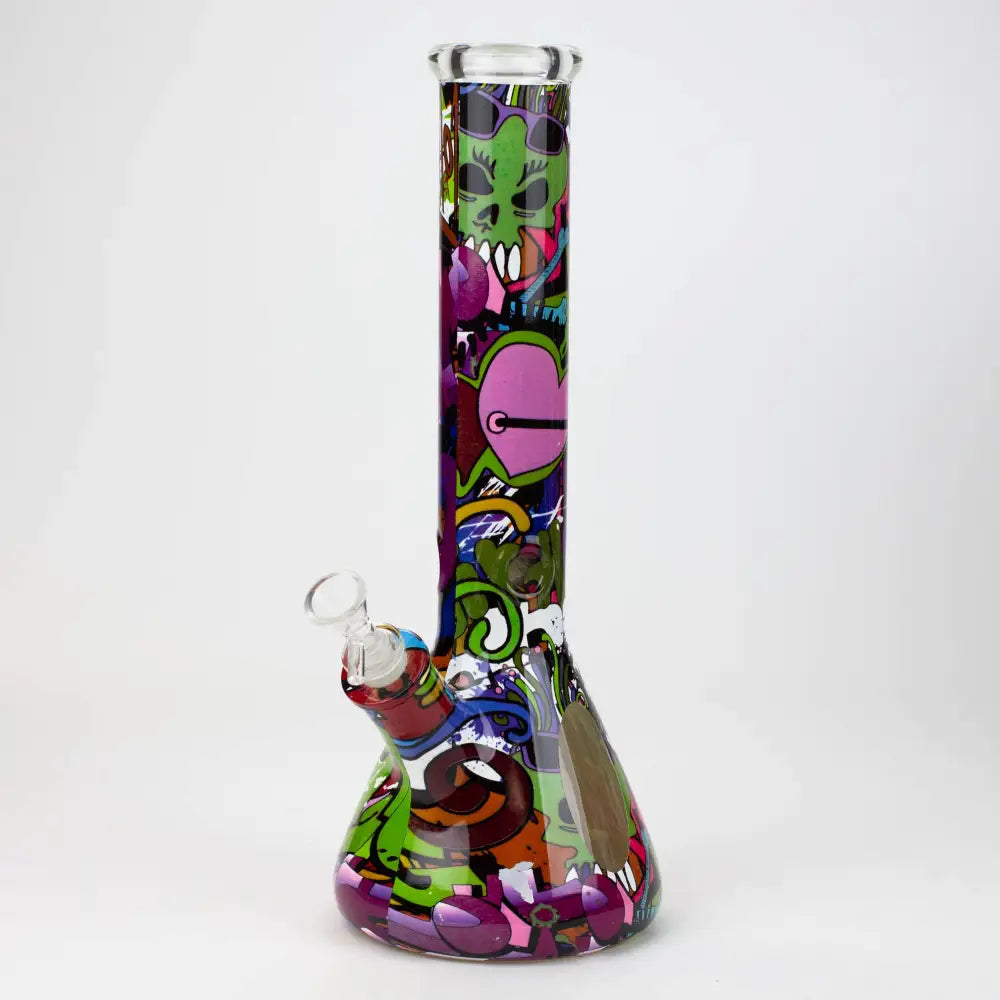 14" Graffiti Wrap Water pipe 9mm_4