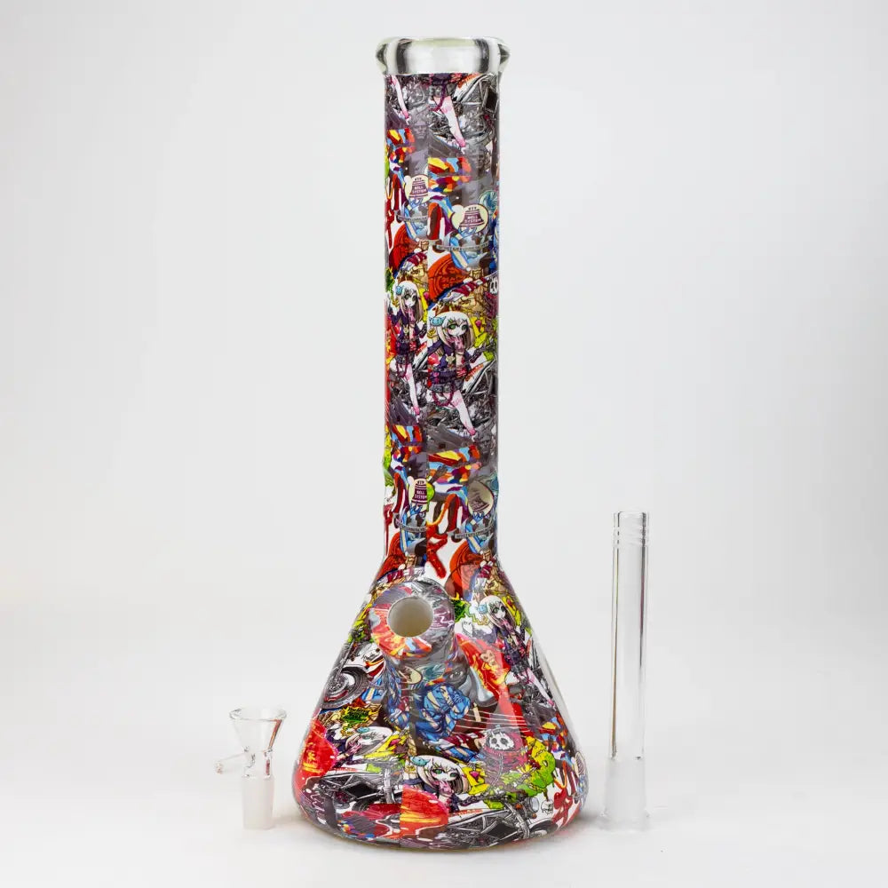 14" Graffiti Wrap Water pipe 9mm_2