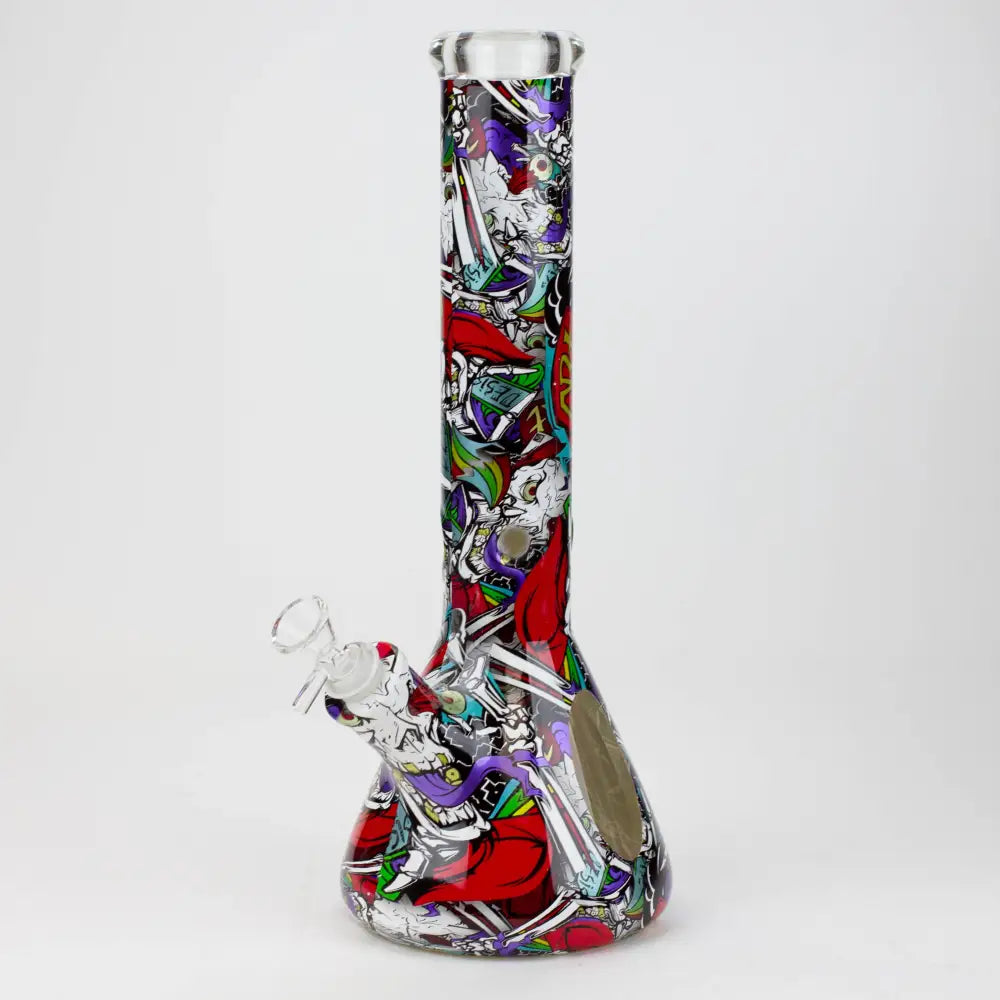 14" Graffiti Wrap Water pipe 9mm_5