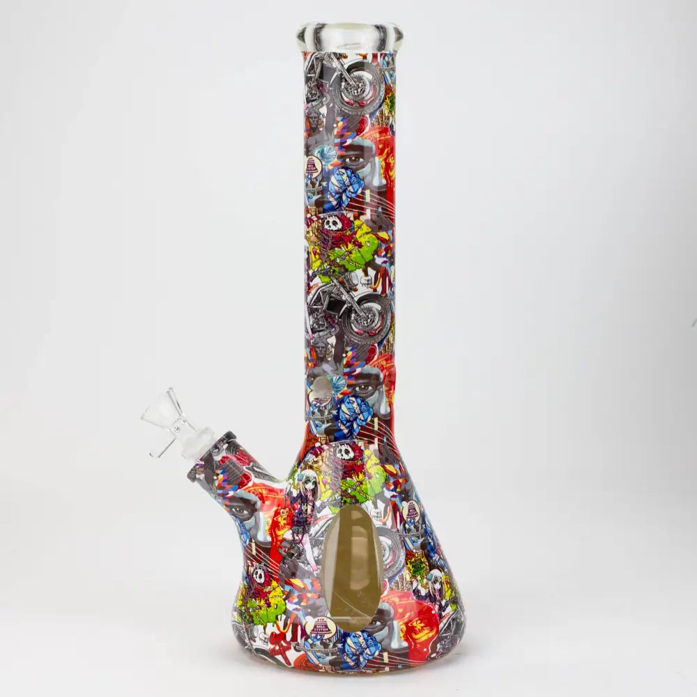 14" Graffiti Wrap Water pipe 9mm_7