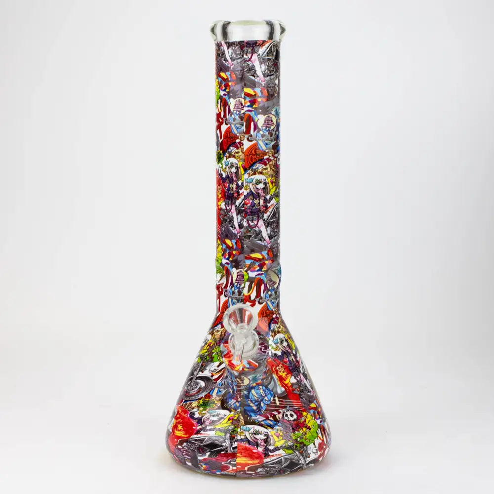 14" Graffiti Wrap Water pipe 9mm_8