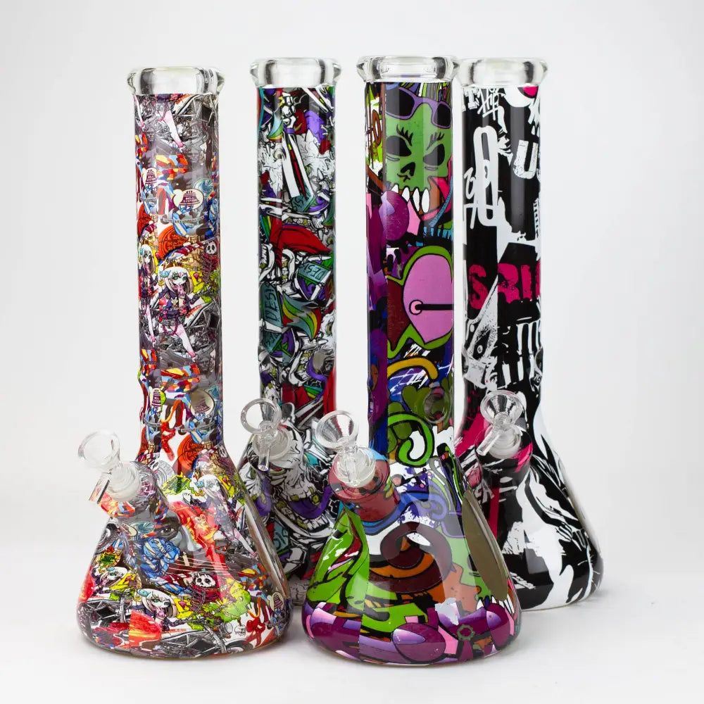 14" Graffiti Wrap Water pipe 9mm_0