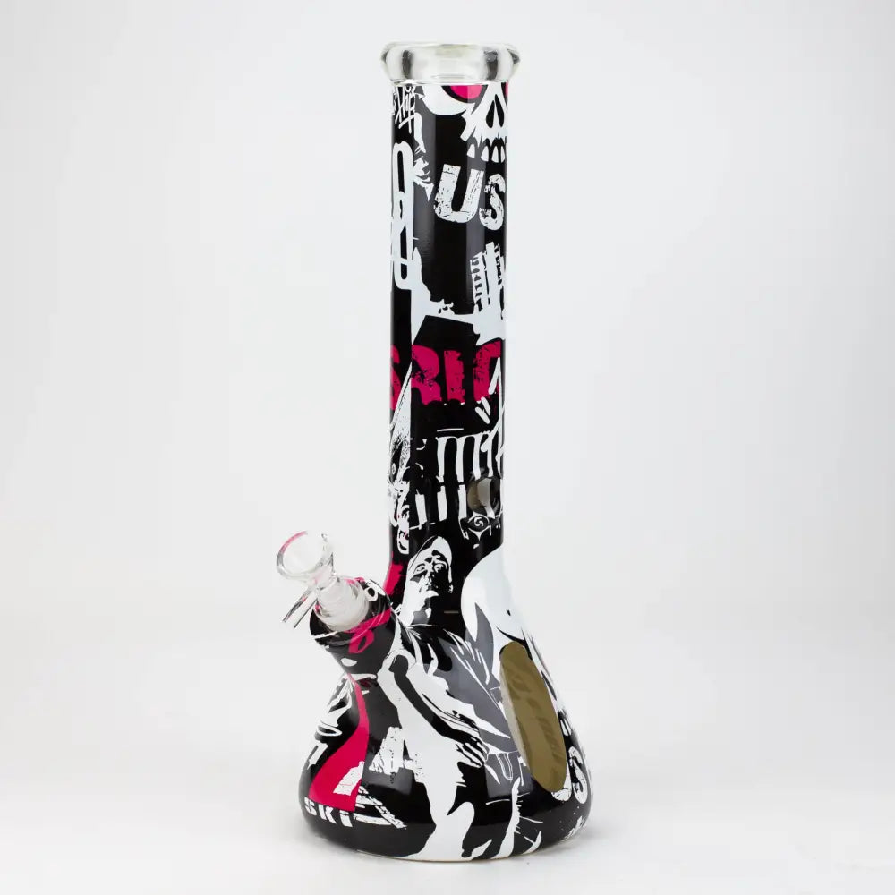 14" Graffiti Wrap Water pipe 9mm_6