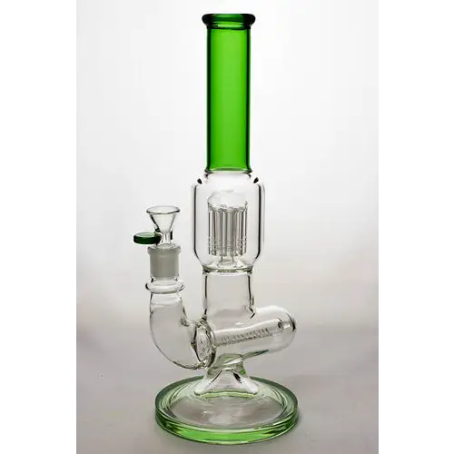 14 inches 8 arms percolator and inline diffused water bong_2