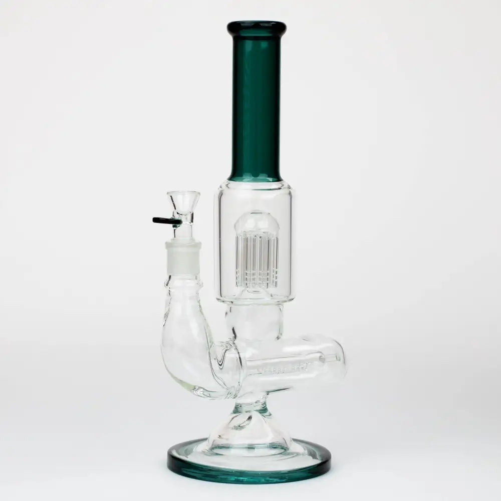 14 inches 8 arms percolator and inline diffused water bong_4