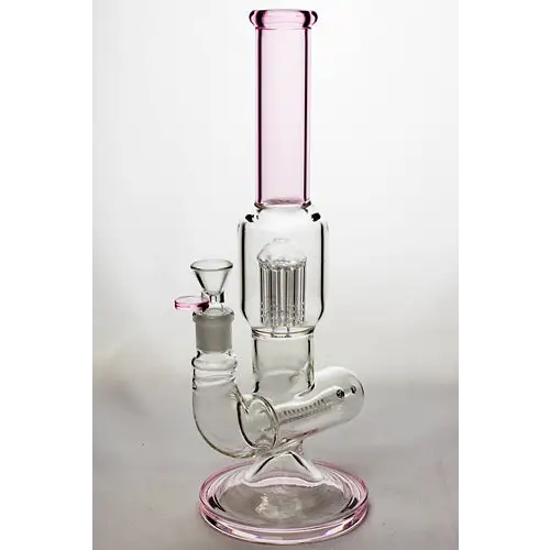 14 inches 8 arms percolator and inline diffused water bong_12