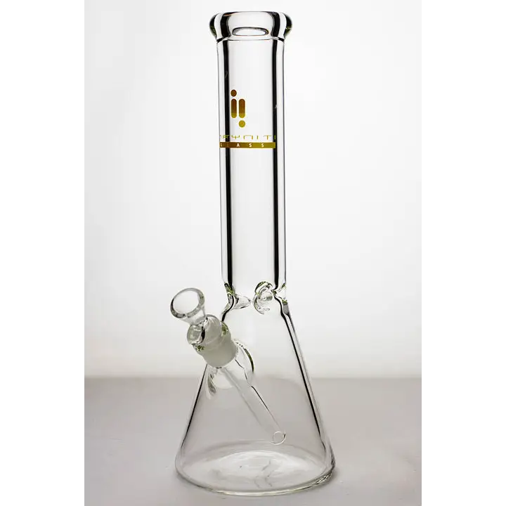 14" infyniti 9 mm beaker glass water bong_0