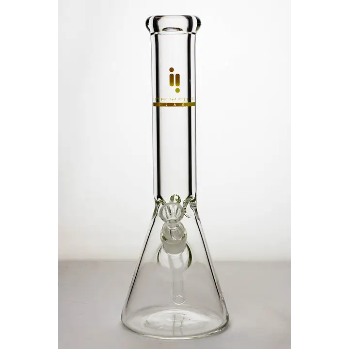 14" infyniti 9 mm beaker glass water bong_3