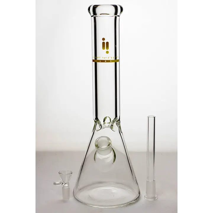 14" infyniti 9 mm beaker glass water bong_7