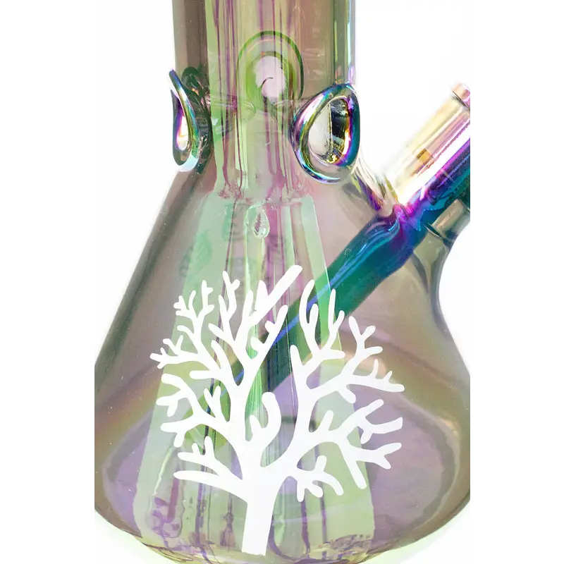 14" Infyniti Tree of life 7 mm metallic glass water bong_16