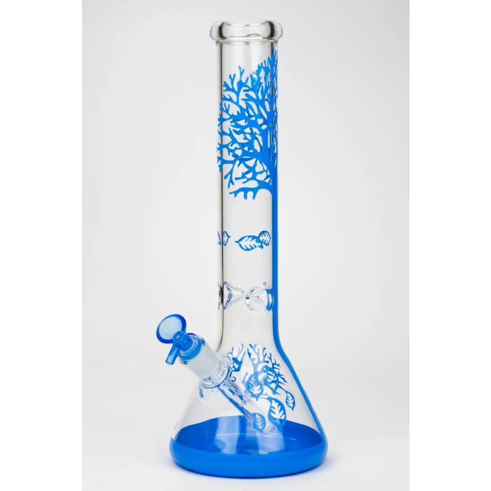 14" Tree of Life classic beaker glass bong_9