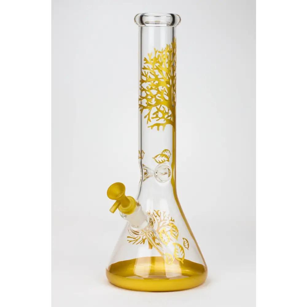 14" Tree of Life classic beaker glass bong_10