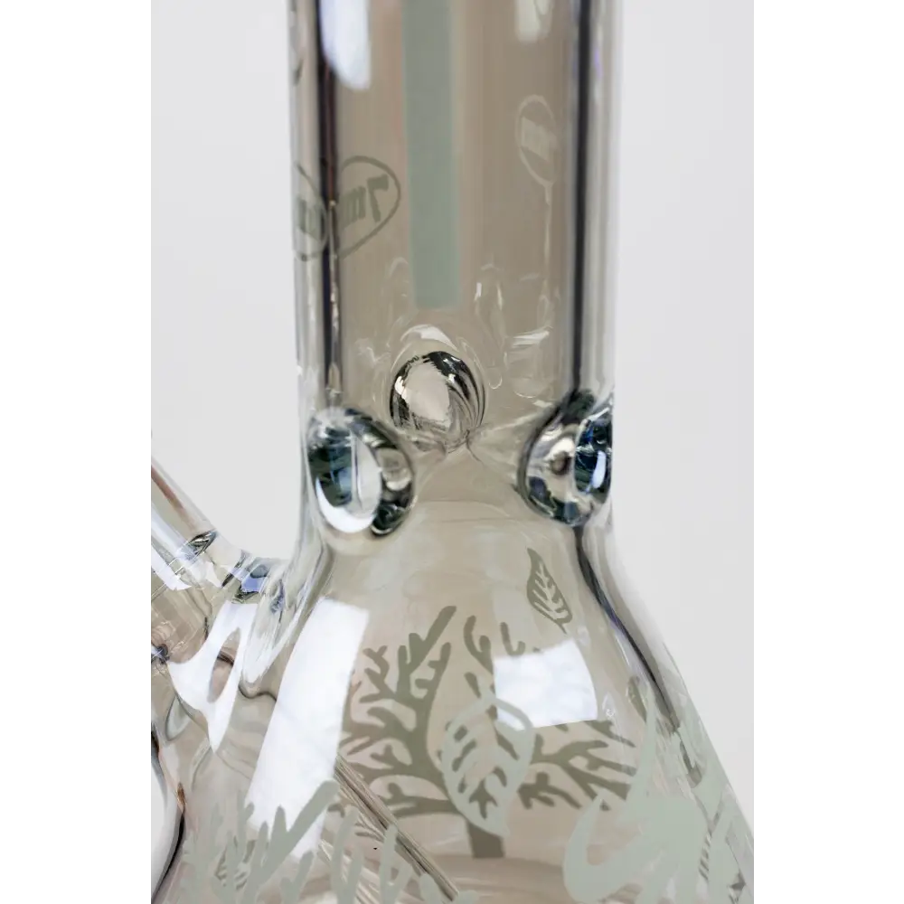 14" XTREME Glass / 7 mm / Tree of life Electroplated Glass beaker Bong_2