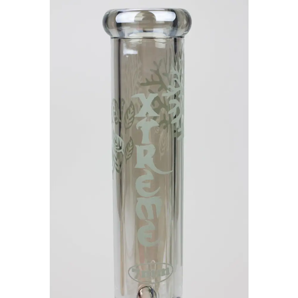 14" XTREME Glass / 7 mm / Tree of life Electroplated Glass beaker Bong_1