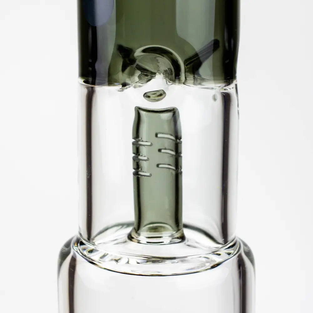 15" Infyniti showerhead percolator with splash guard glass bong_1