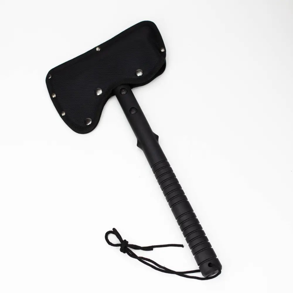 15"  Stonewash Blade Hunting Axe with Sheath Outdoor  Camping Axe [9570]_2