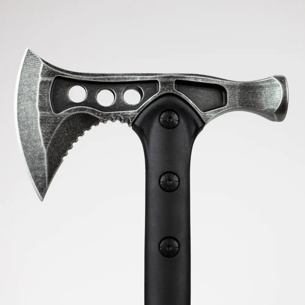 15"  Stonewash Blade Hunting Axe with Sheath Outdoor  Camping Axe [9570]_1