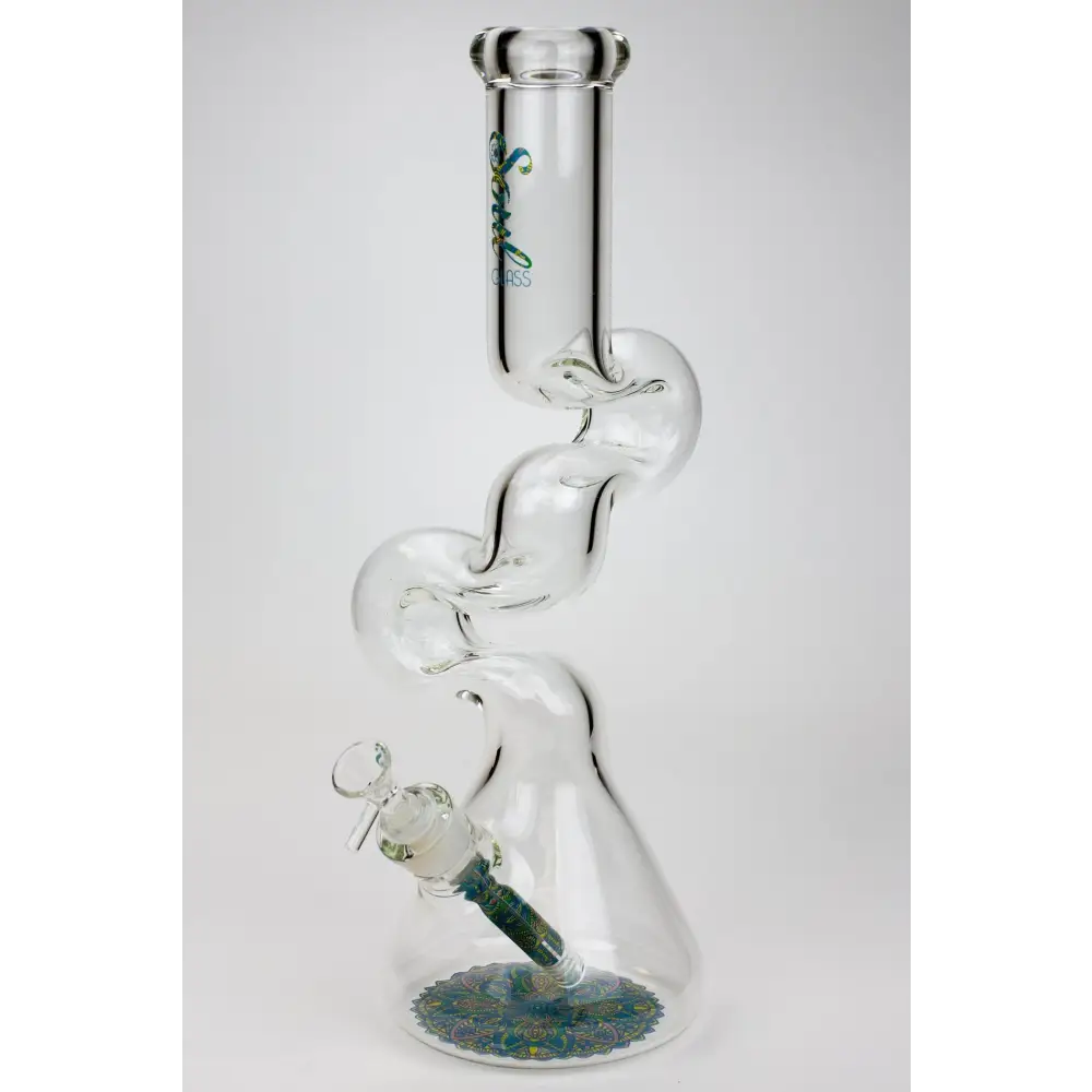 16.5" SOUL Glass 7mm Kink Zong glass water bong_7