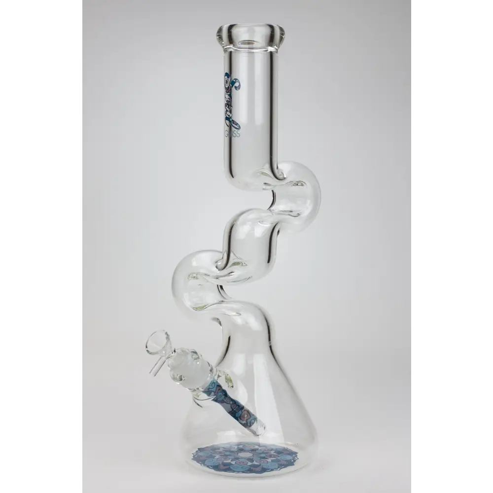 16.5" SOUL Glass 7mm Kink Zong glass water bong_5