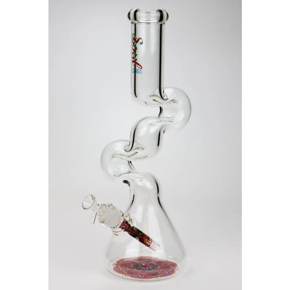 16.5" SOUL Glass 7mm Kink Zong glass water bong_8