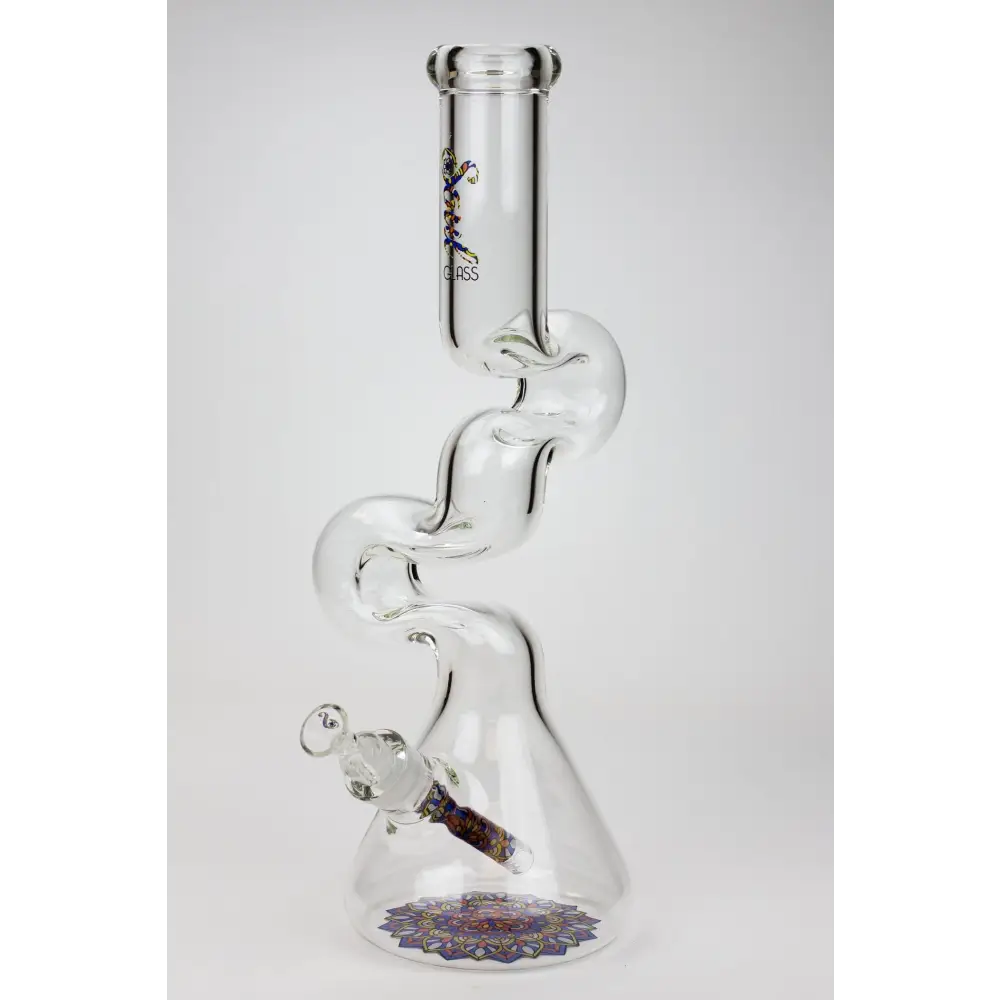 16.5" SOUL Glass 7mm Kink Zong glass water bong_9