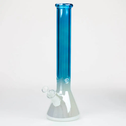 16" Electroplated Gradient Classic beaker 9 mm glass bong [WP187]_0