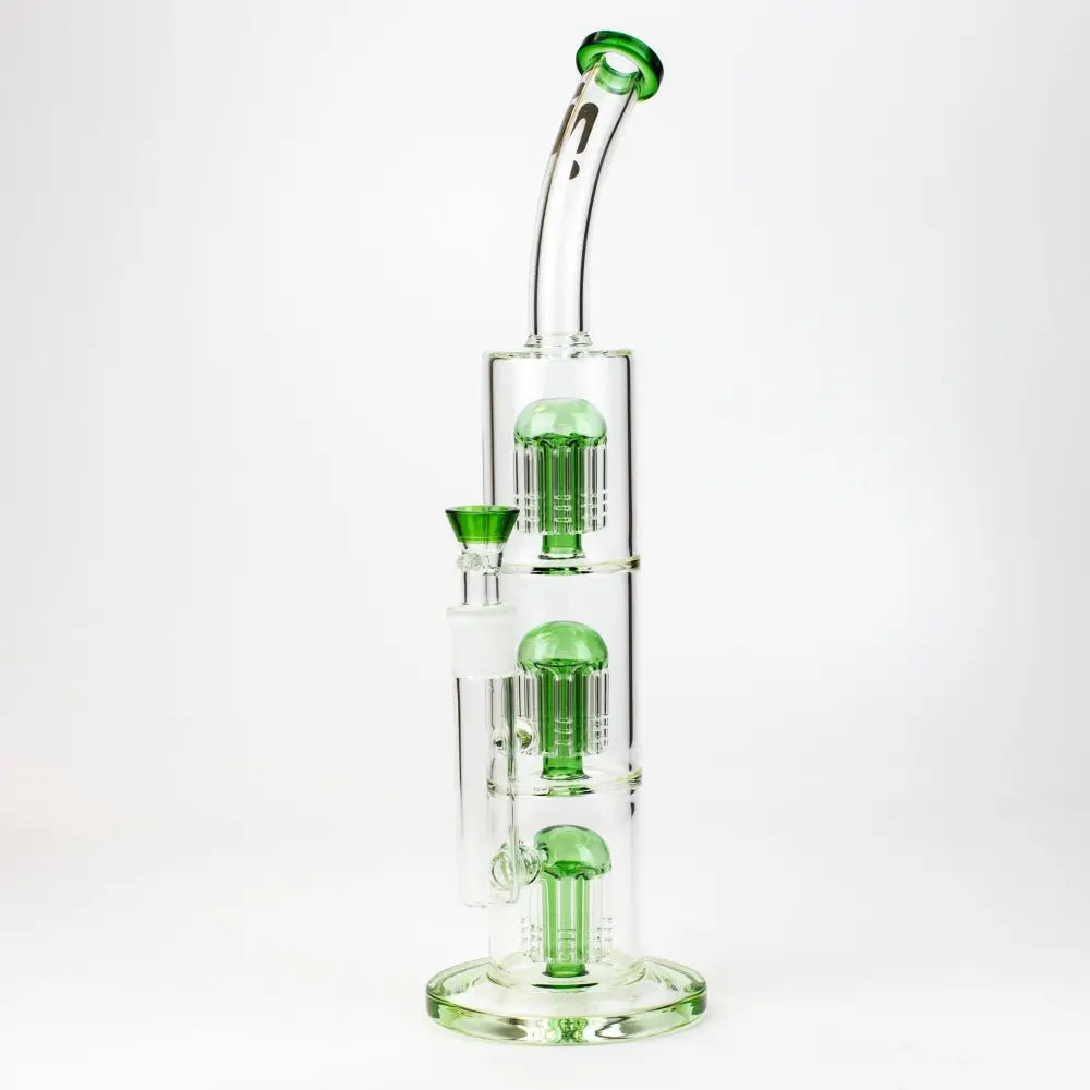 16" Infyniti Triple tree arms percolator glass bong-Gr_0