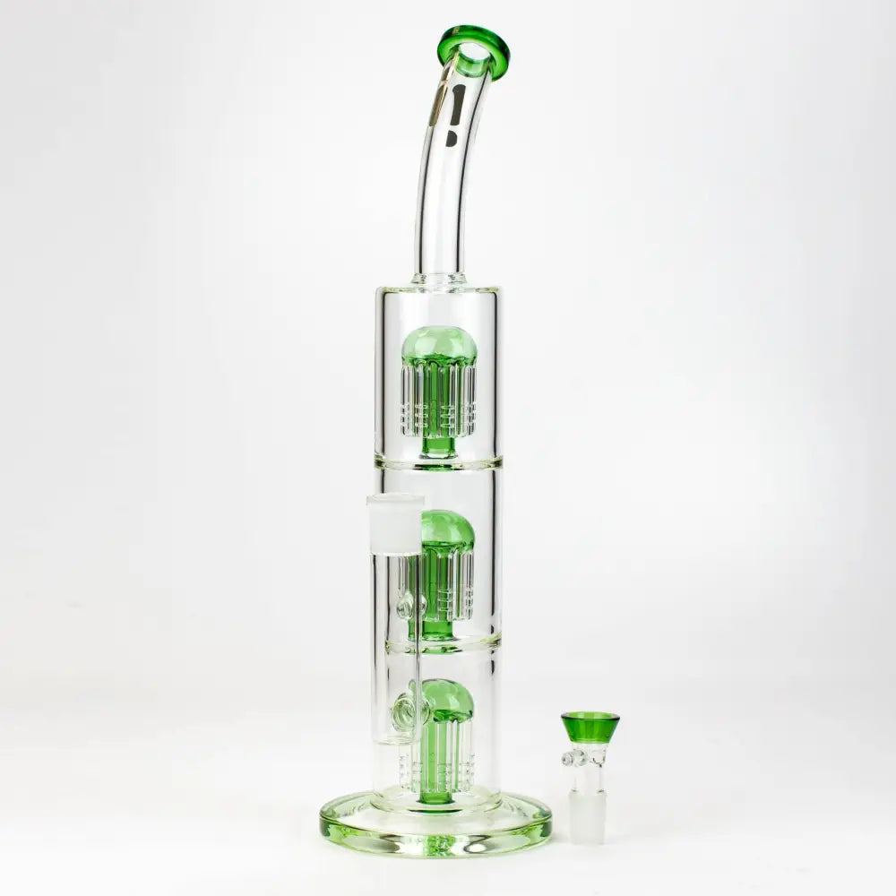 16" Infyniti Triple tree arms percolator glass bong-Gr_7