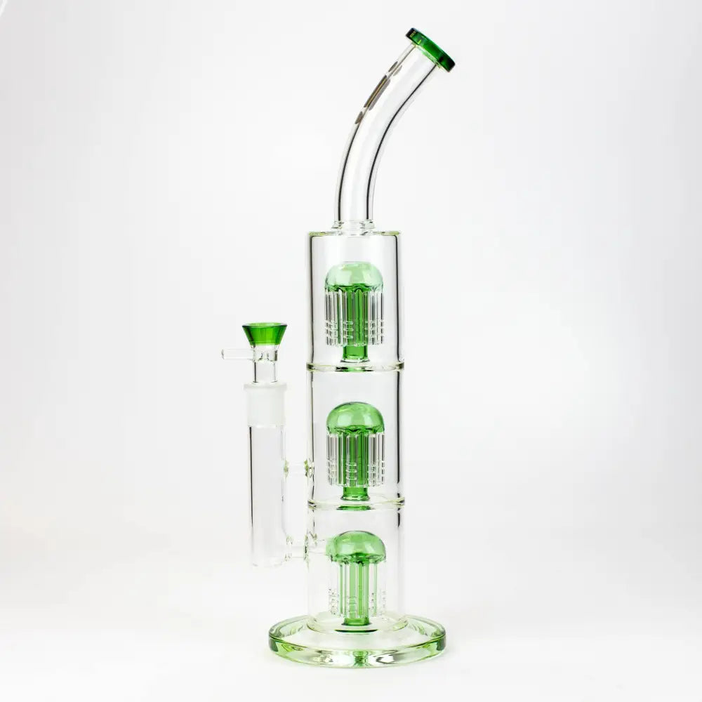 16" Infyniti Triple tree arms percolator glass bong-Gr_1