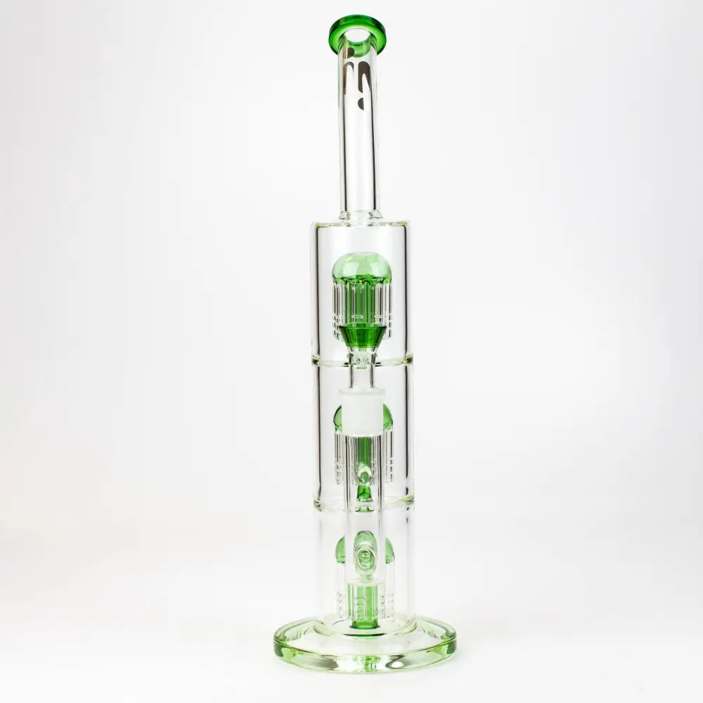 16" Infyniti Triple tree arms percolator glass bong-Gr_2