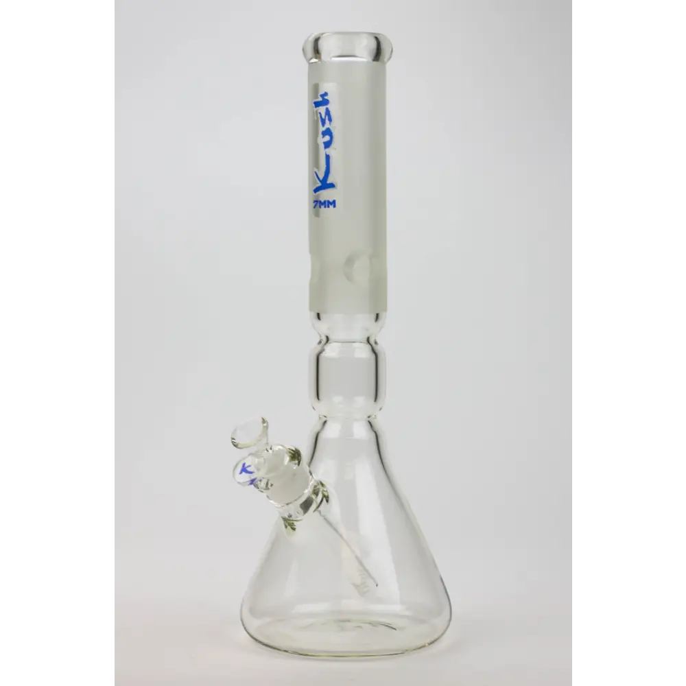 16" KUSH / 7mm / curved tube glass water bong_6