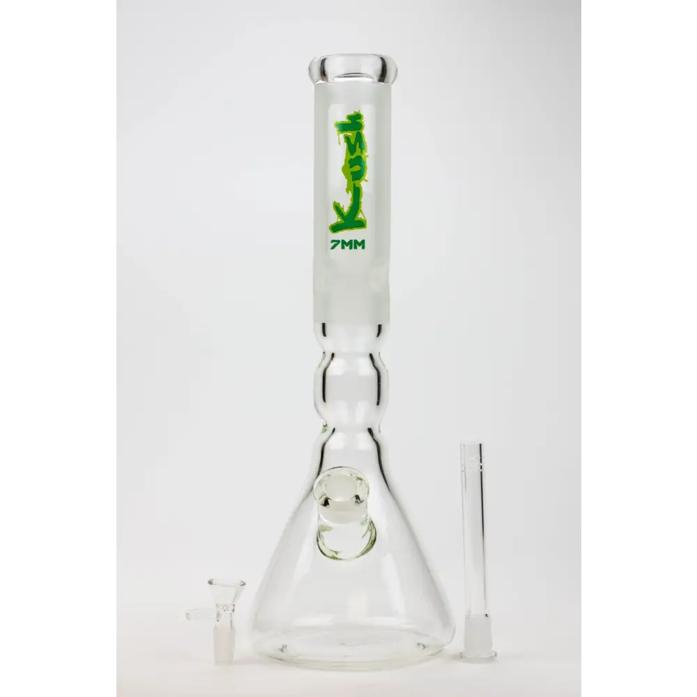 16" KUSH / 7mm / curved tube glass water bong_3