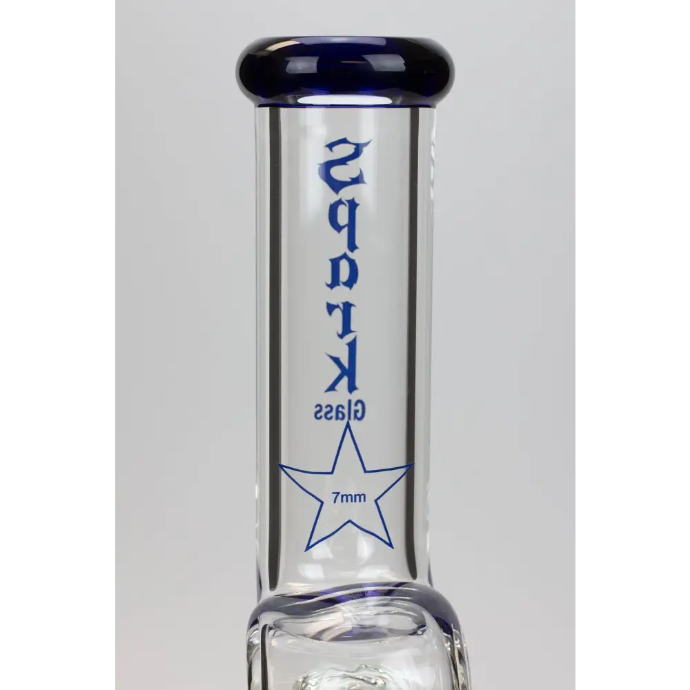 16" Spark 7mm kink zong glass bong_2