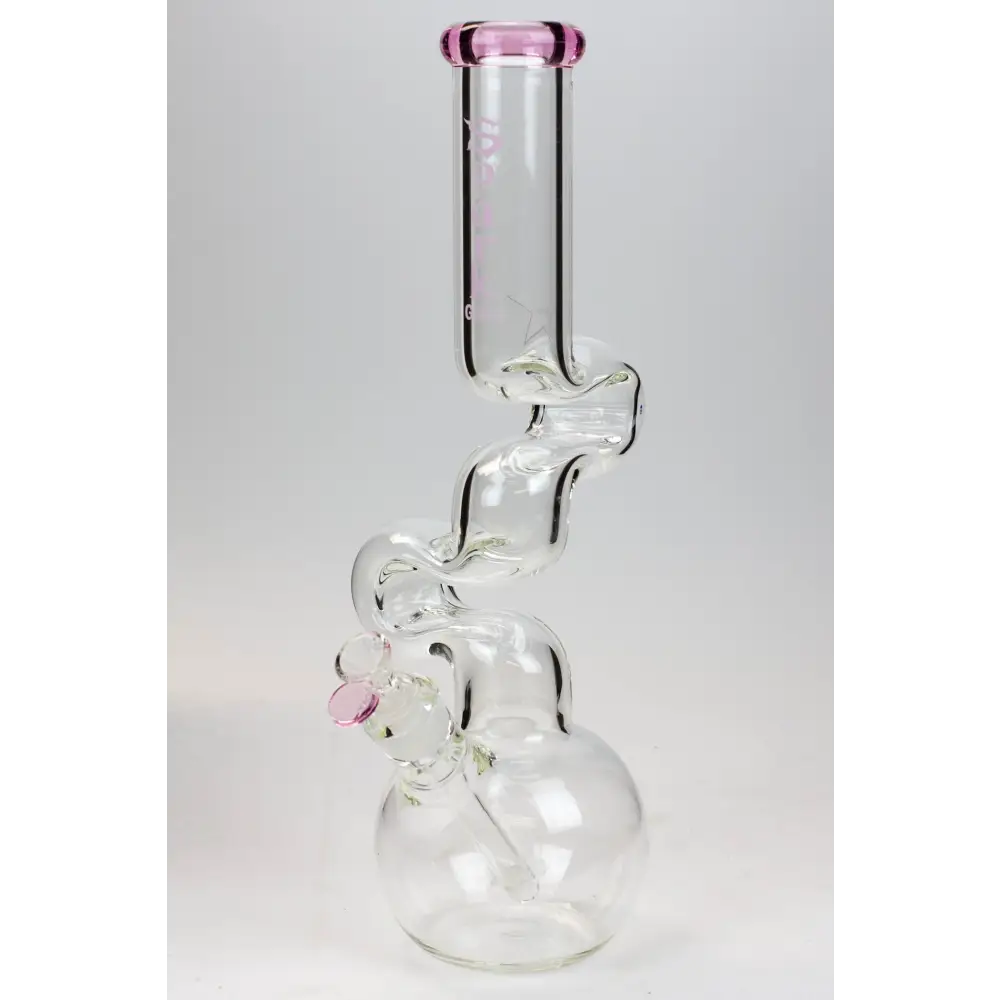 16" Spark 7mm kink zong glass bong_8